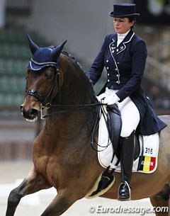 Belgian Françoise Hologne-Joux on Wodan (by Gribaldi)