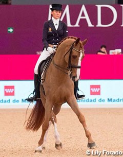 Beatriz Ferrer-Salat and Delgado at the 2017 CDI Madrid :: Photo © Lily Forado