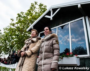 Judge Maja Stukelj with show host Aniko Losonczy