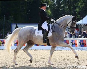 Ninja Rathjens and Emilio at the 2017 Oldenburg regional championship in Rastede :: Photo © LL-foto