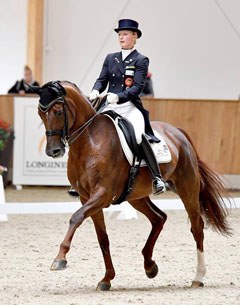 Bianca Nowag and Fair Play RB at the 2017 CDI-U25 Riesenbeck