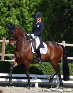 Samantha Thurman-Baker and Spring Pascal have not competed on the European continent since 2011! Their last CDI was in Hickstead in August 2014 competing in the senior GP division. In Roosendaal they were in the U25s