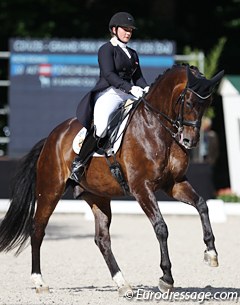 Diana Porsche and Di Sandro at the 2017 CDIO Rotterdam :: Photo © Astrid Appels