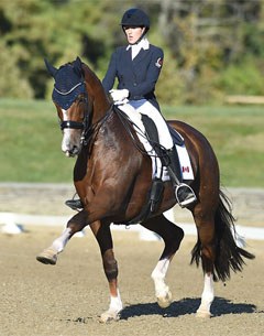 Brittany Fraser and All In at the 2017 CDI-W Saugerties :: Photo © Amy Riley