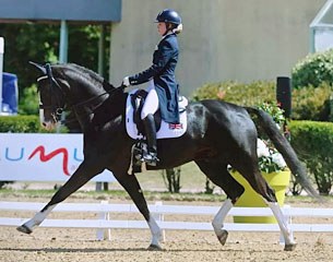 Abbie Newbury and Disneyland at the 2017 CDI Saumur