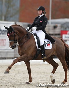 Camilla Andersen and Rafaella K at the 2017 CDI Sint-Truiden :: Photo © Astrid Appels