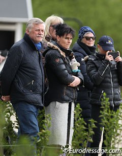 Anne Mette Lyager's team watching attentively