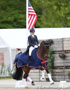 Lina Uzunhasan and Donna Ray win the triple at the 2017 CDI Sint-Truiden :: Photo © Astrid Appels