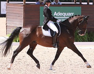 Alexandra Duncan and Vitall at the 2017 CDI Tryon