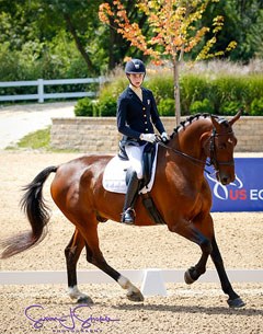 Isabel Linder and Elvis win the 2017 U.S. Junior Riders Championships :: Photo © Sue Stickle