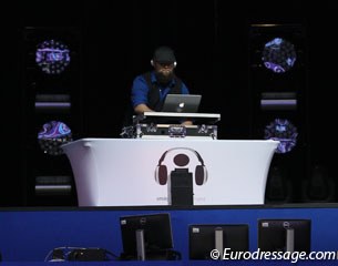 DJ playing freestyle music