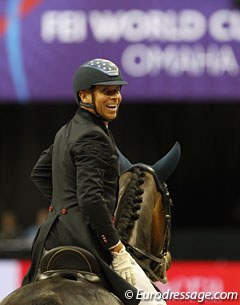Steffen Peters at the 2017 World Cup Finals in Omaha :: Photo © Astrid Appels