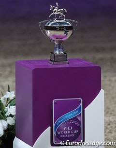 The World Cup trophy