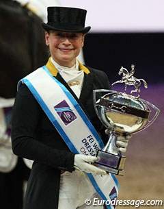 Isabell Werth wins the 2017 World Cup Finals in Omaha, USA :: Photo © Astrid Appels
