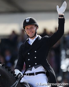 Blue hors stud's number one stable jockey Daniel Bachmann Andersen