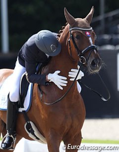 Michael Bugan hugs Scarlett O Harrah