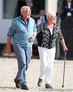 Governor's breeder Gerard Korbeld and his wife