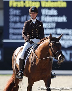 Larissa Pauluis is all smiles on First Step Valentin