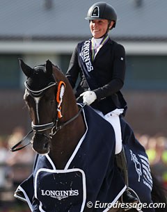 Anne-Kathrin Pohlmeier and Lordswood Dancing Diamond are the 6-year old World Champions :: Photo © Astrid Appels