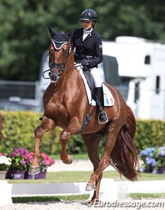 French Lena Thouvenin on the Oldenburg bred Diamondgio (by Diamo Gold x Pik Noir)