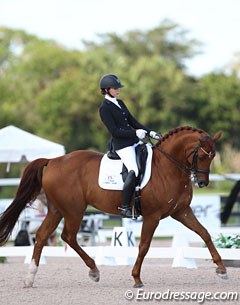 British junior rider Jade Ellery on Eloy