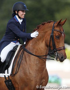 Natalie Pai getting her Grand Prix miles on schoolmaster Unlimited (by Jazz), previously shown by Stephanie Peters and PJ Rizvi