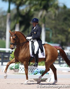 Cesar Parra and Don Cesar at the 2017 CDN Wellington :: Photo © Astrid Appels
