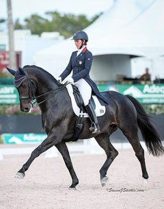 Kasey Perry-Glass and Gorklintgaards Dublet at the 2017 CDI-W Palm Beach Derby :: Photo © Sue Stickle