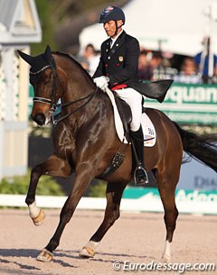 Steffen Peters and Rosamunde at the 2017 CDI Wellington :: Photo © Astrid Appels
