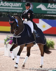 Diana Porsche and Di Sandro at the 2017 CDI Wellington :: Photo © Astrid Appels