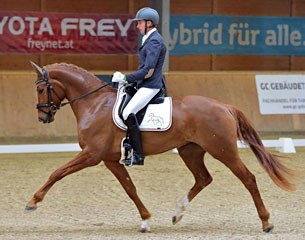 Michael Bugan and Scarlett O' Harrah at the 2017 CDI Wiener Neustadt :: Photo © Rainer Dill
