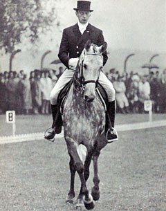 Neckermann and Antoinette at the 1964 CDIO Aachen