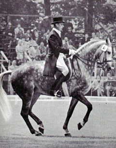 Josef Neckermann with Antoinette in 1964