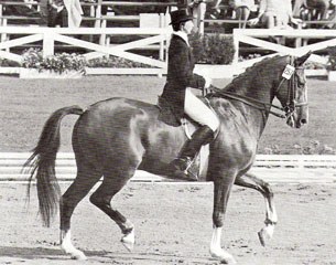 Ulla Hakanson and Ajax at the 1972 Olympic Games