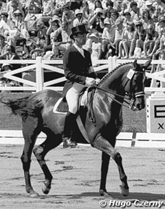 Dr. Reiner Klimke and Mehmed at the 1976 Olympic Games in Montreal :: Photo © Hugo Czerny
