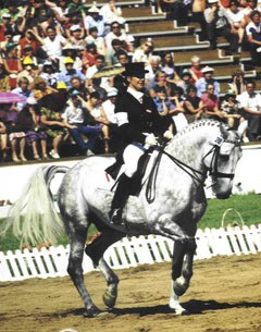 Sissy Max-Theurer and Mon Cherie win gold at the 1980 Olympic Games in Moscow