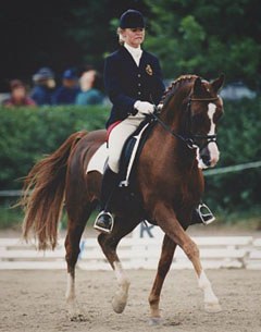 Veronique de Baeker and Fuego in their glory days in the mid 1990s
