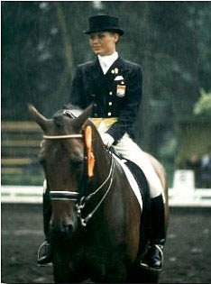 Annemarie Sanders-Keijzer and Amon at the 1994 Dutch Championships :: Photo © Arnd Bronkhorst