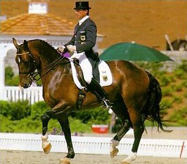 Martin Schaudt and Durgo at the 1996 Olympic Games
