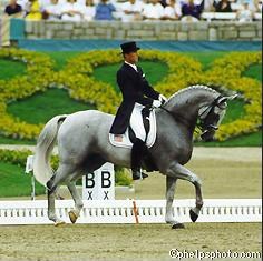Guenter Seidel and Graf George at the 1996 Olympic Games :: Photo © Mary Phelps