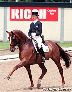 Louise Nathhorst on Walk on Top at the 1997 CDIO Aachen :: Photo © Hugo Czerny