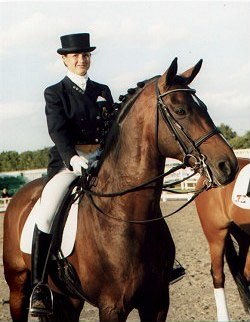 Vicky Smits and Illuster at 1997 Dressage at Hickstead