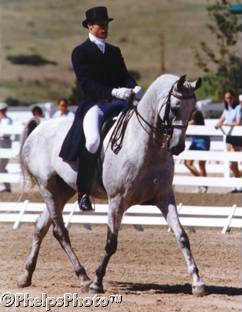 David Boots on Karim at the 1998 North American Young Riders Championships :: Photo © Mary Phelps