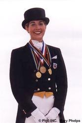 Louisa Labrucherie wins the 1998 North American Young Riders Championships in Parker, Colorado :: Photo © Phelpsphotos.com