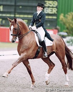 Nadine Capellmann and Gracioso at the 1999 CDIO Aachen :: Photo © Dirk Caremans