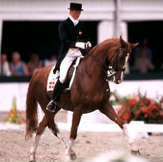 Lone Jorgensen and FBW Kennedy at the 1999 European Championships :: Photo © Arnd Bronkhorst