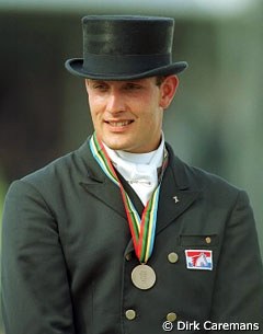 Arjen Teeuwissen wins the bronze medal at the 1999 European Championships