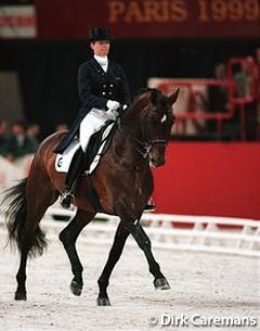 Anky van Grunsven and TC Partout at the 1999 CDI-W Paris :: Photo © Dirk Caremans