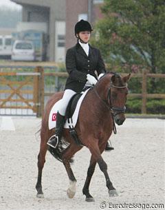 Turkish FEI pony rider Melanie Cosar on Highlight