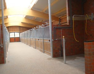 Veronique Henschen's newly built barn